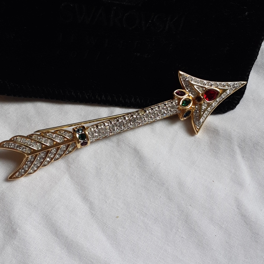 SWAROVSKI Arrow brooch